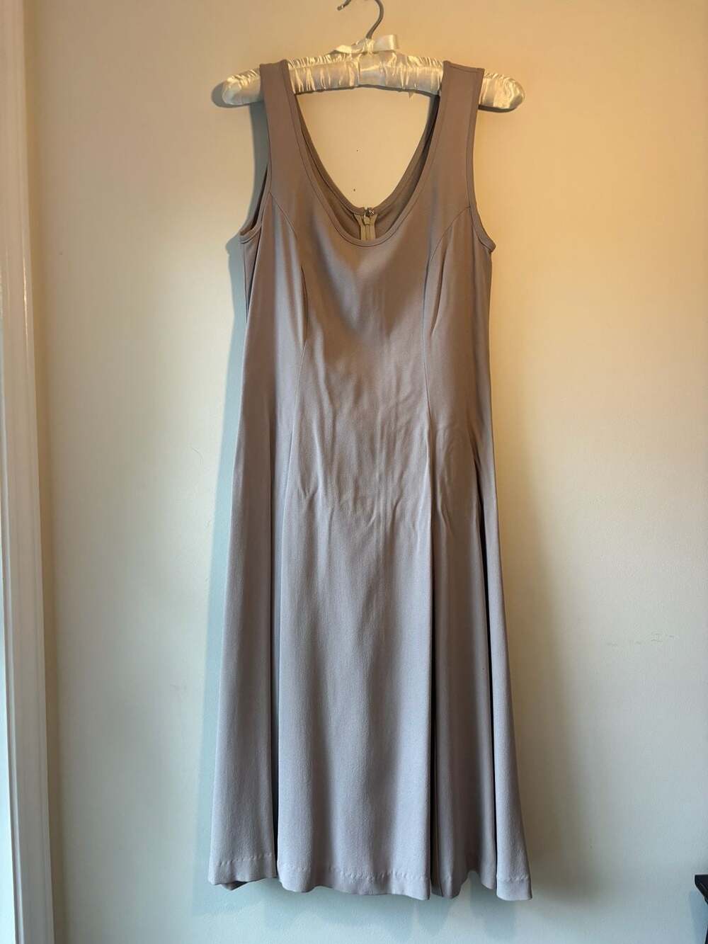 Karol Richardson Viscose Acetate Blend Sleeveless Midi Dress Size P/S
